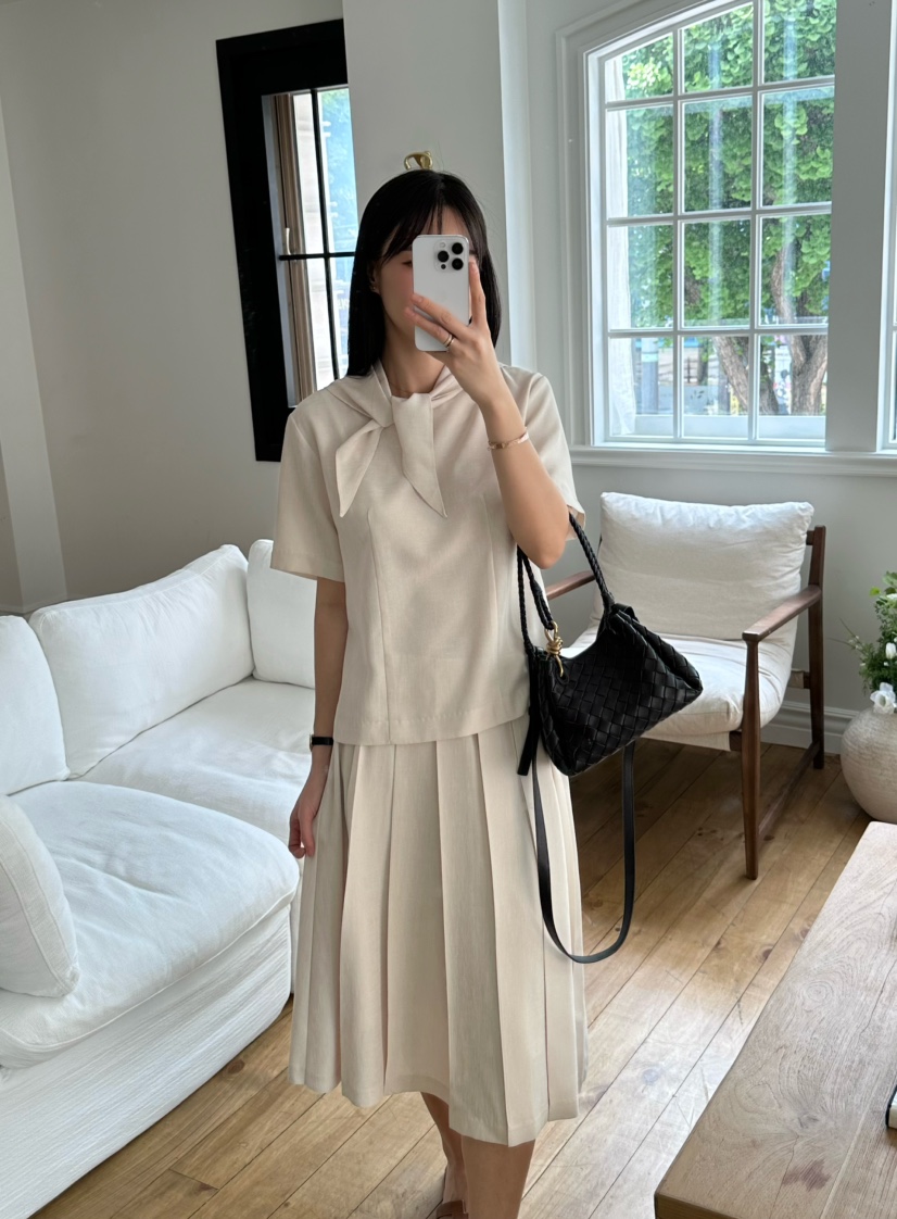 LE VASE韓國直郵㊣女裝新品25春夏人氣休閑推薦襯衫蕾絲衫LE VASE襯衫/蕾絲衫