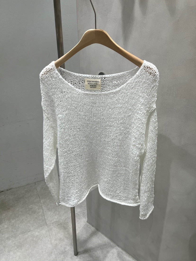 EVERCOMMERCE METICULOUSLY DESIGNED直郵韓國代購㊣女裝新款時尚針織衫EVERCOMMERCE METICULOUSLY DESIGNED針織衫圖色4