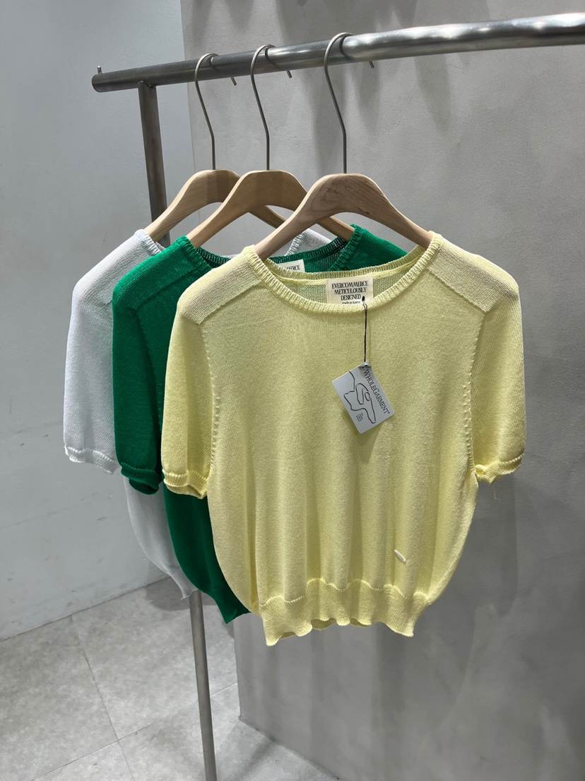 EVERCOMMERCE METICULOUSLY DESIGNED韓國直郵㊣女裝新款25春夏針織衫EVERCOMMERCE METICULOUSLY DESIGNED針織衫