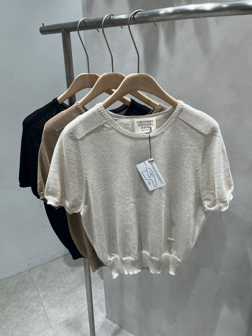 EVERCOMMERCE METICULOUSLY DESIGNED韓國直郵㊣女裝新款25春夏針織衫EVERCOMMERCE METICULOUSLY DESIGNED針織衫