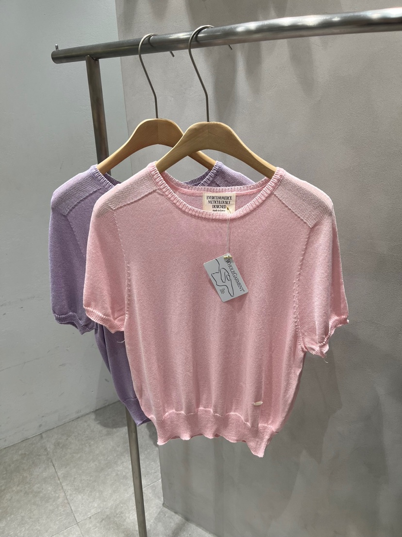 EVERCOMMERCE METICULOUSLY DESIGNED韓國直郵㊣女裝新款25春夏針織衫EVERCOMMERCE METICULOUSLY DESIGNED針織衫