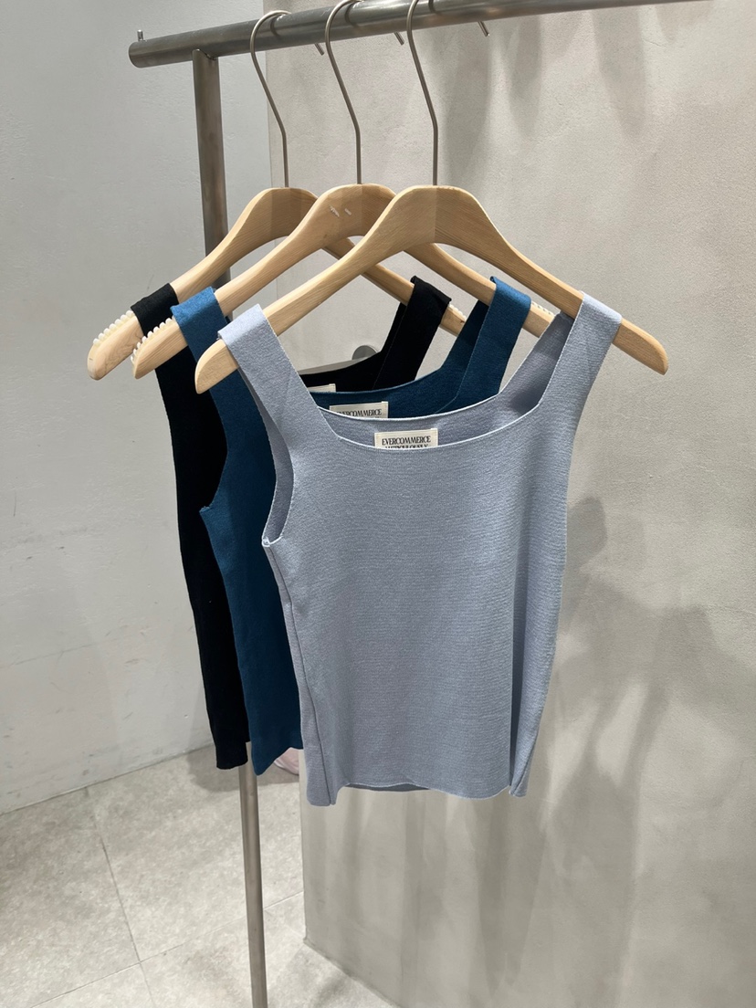 EVERCOMMERCE METICULOUSLY DESIGNED直郵韓國代購㊣女裝新品推薦吊帶背心EVERCOMMERCE METICULOUSLY DESIGNED吊帶/背心