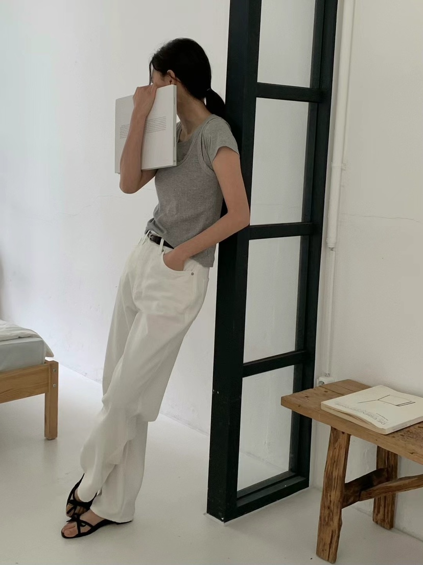 ANOU直郵韓國代購㊣女裝新款時尚推薦人氣熱賣休閑吊帶背心ANOU吊帶/背心