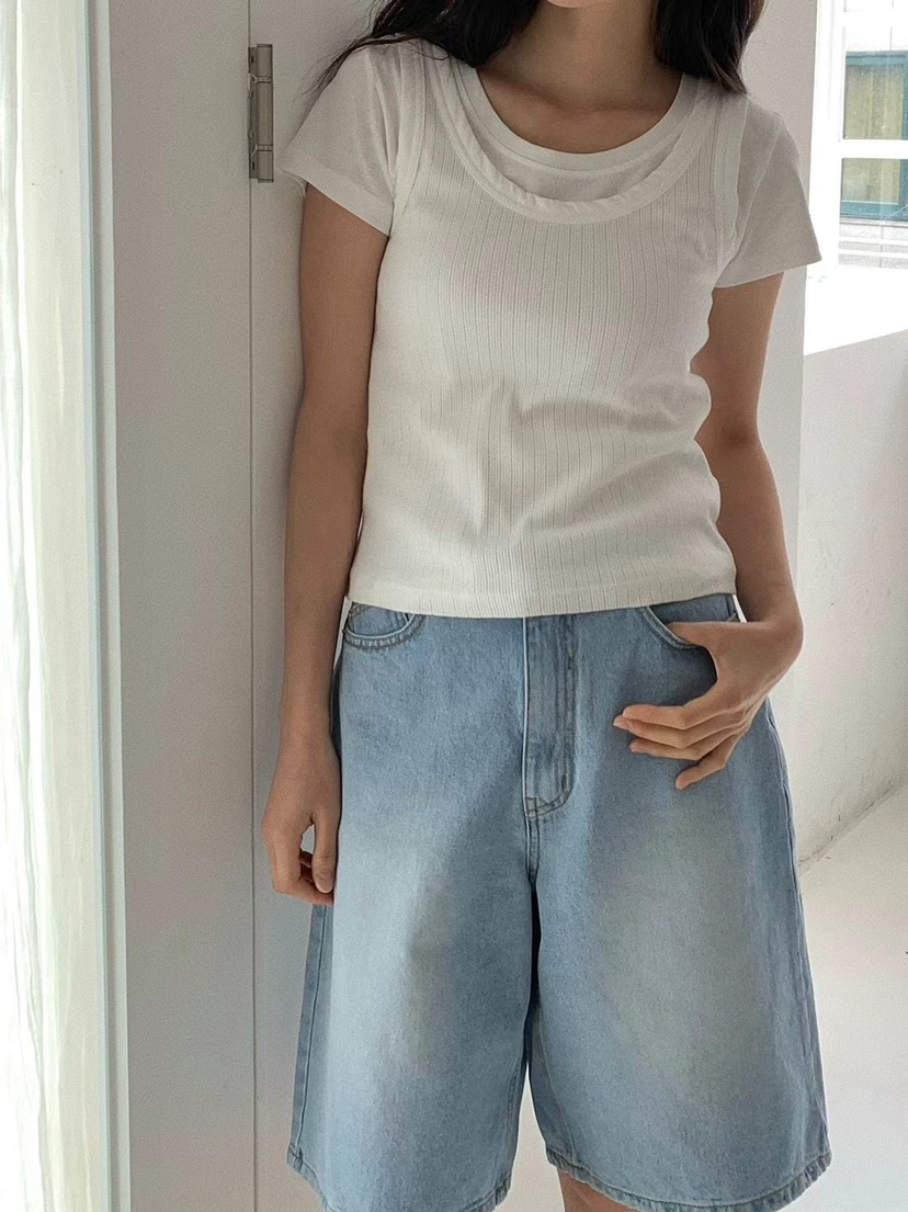 ANOU直郵韓國代購㊣女裝新款時尚推薦人氣熱賣休閑吊帶背心ANOU吊帶/背心