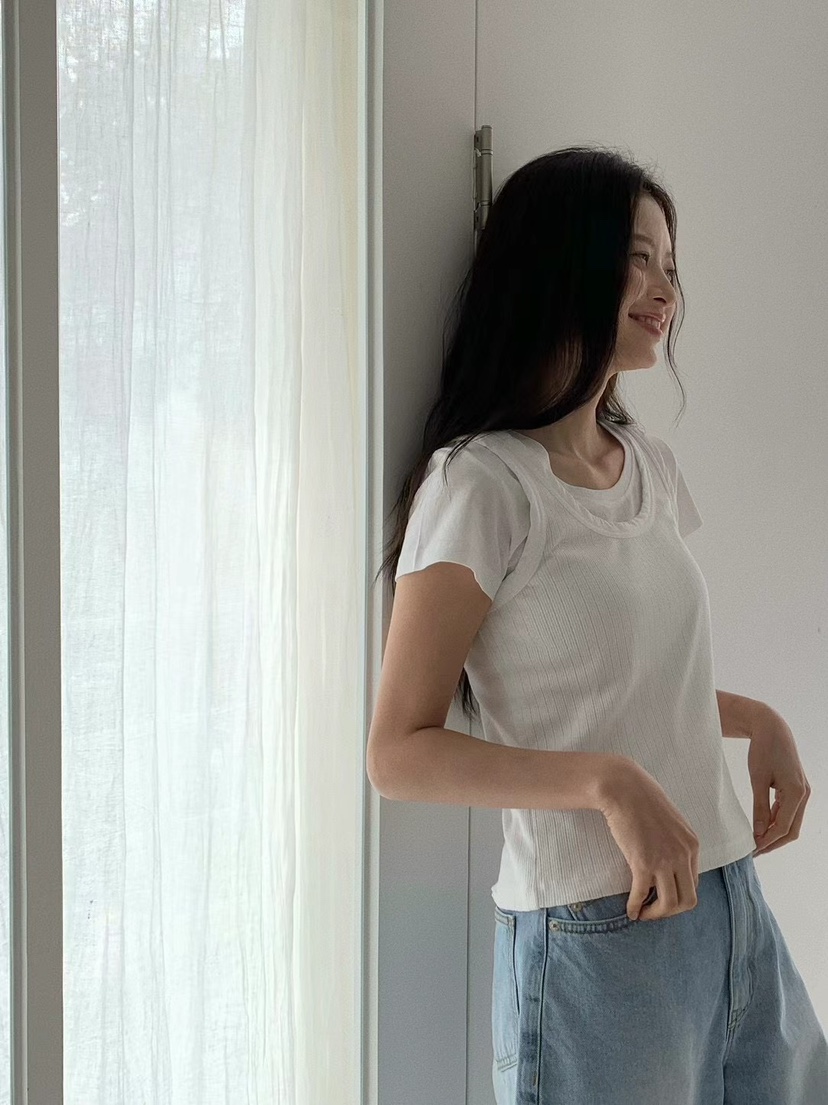 ANOU直郵韓國代購㊣女裝新款時尚推薦人氣熱賣休閑吊帶背心ANOU吊帶/背心