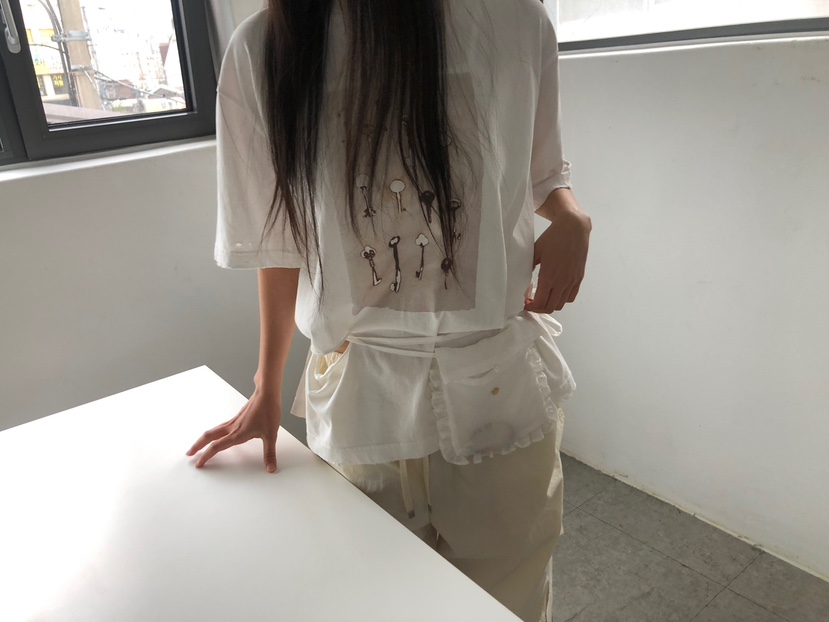 NOPROBLEM韓國直郵㊣東大門實拍女裝新品休閑25春夏時尚T恤NOPROBLEMT恤