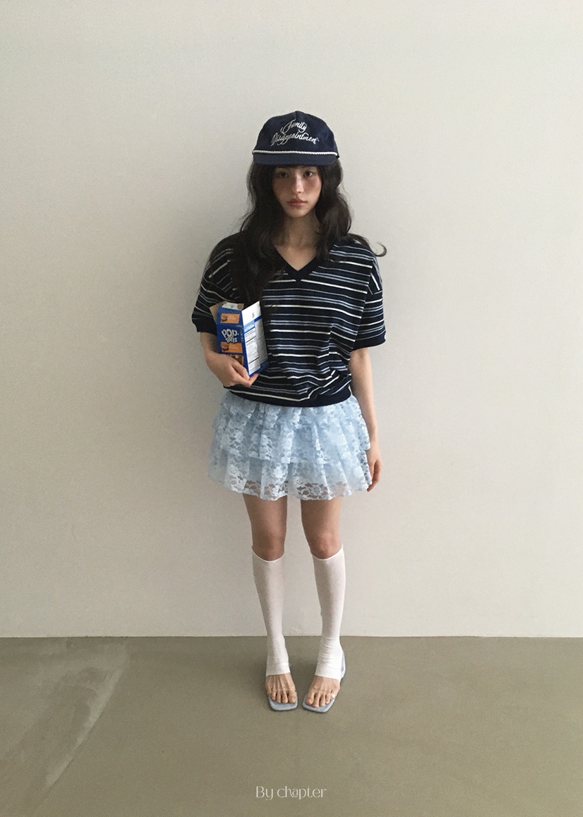 BY CHAPTER韓國㊣直郵東大門代購女裝新款時尚休閑25春夏短裙Chapter短裙