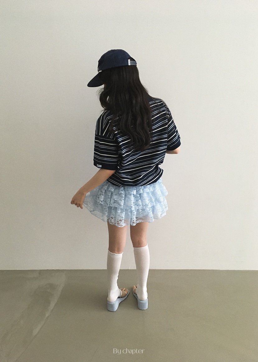 BY CHAPTER韓國㊣直郵東大門代購女裝新款時尚休閑25春夏短裙Chapter短裙