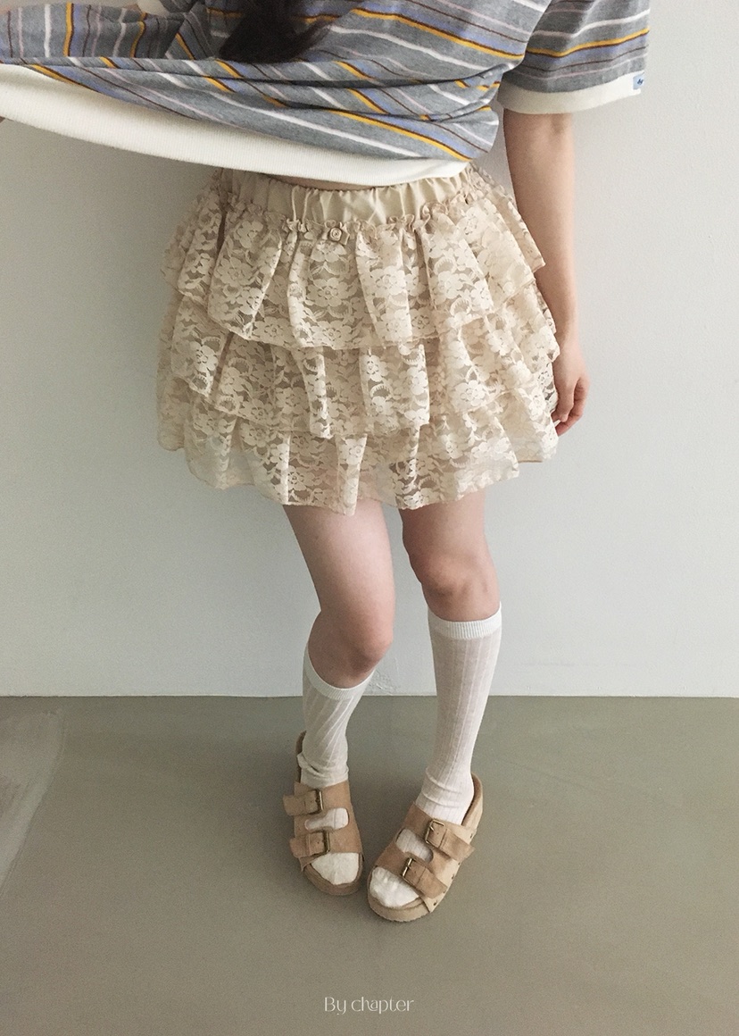 BY CHAPTER韓國㊣直郵東大門代購女裝新款時尚休閑25春夏短裙Chapter短裙