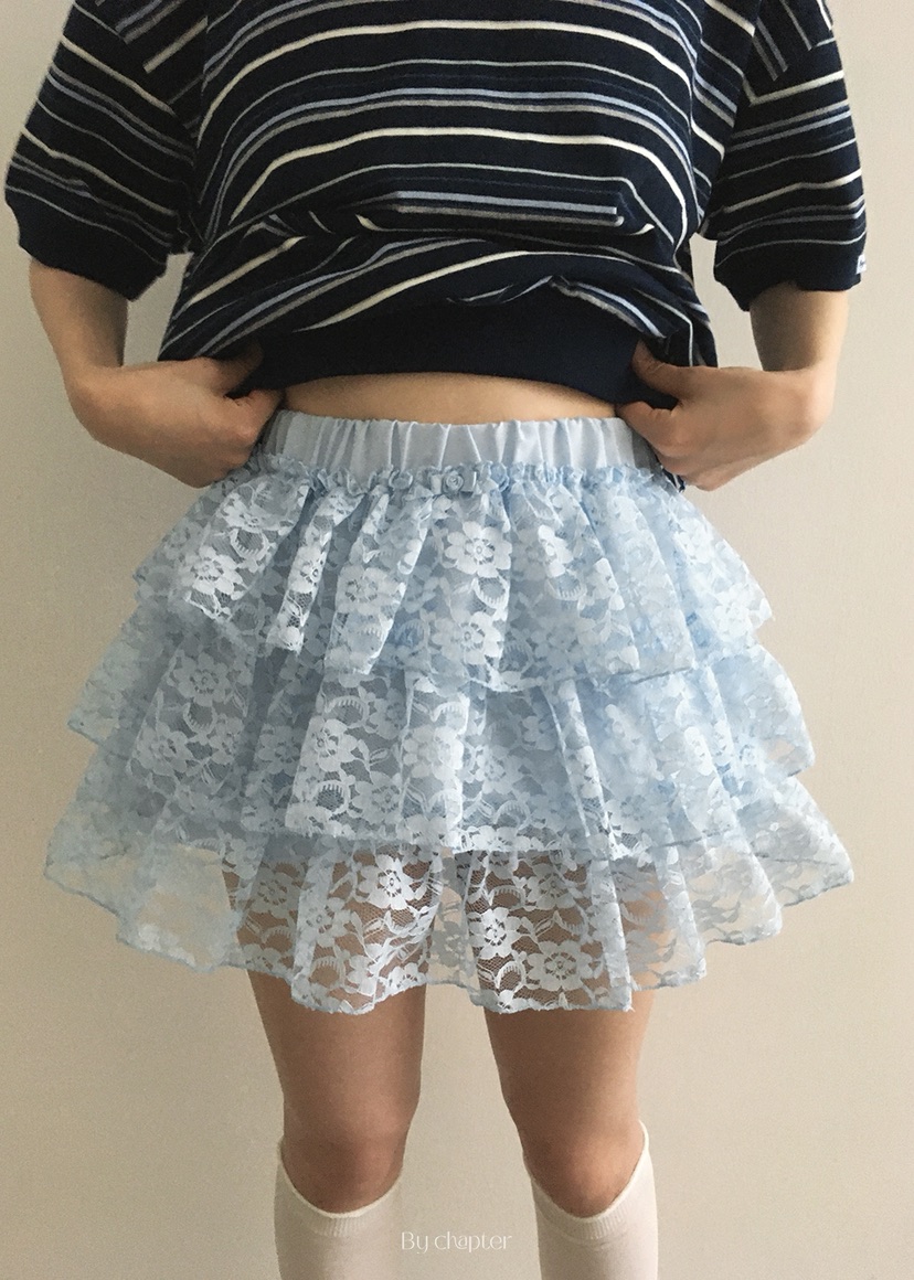 BY CHAPTER韓國㊣直郵東大門代購女裝新款時尚休閑25春夏短裙Chapter短裙