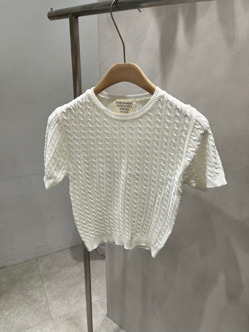EVERCOMMERCE METICULOUSLY DESIGNED韓國直郵㊣女裝新品25春夏針織衫EVERCOMMERCE METICULOUSLY DESIGNED針織衫圖色5