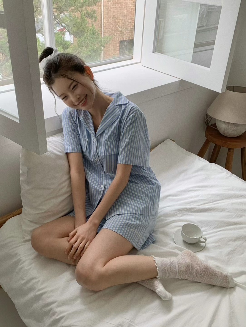 ANOU韓國直郵㊣東大門實拍女裝新款熱賣時尚25春夏人氣睡衣ANOU睡衣