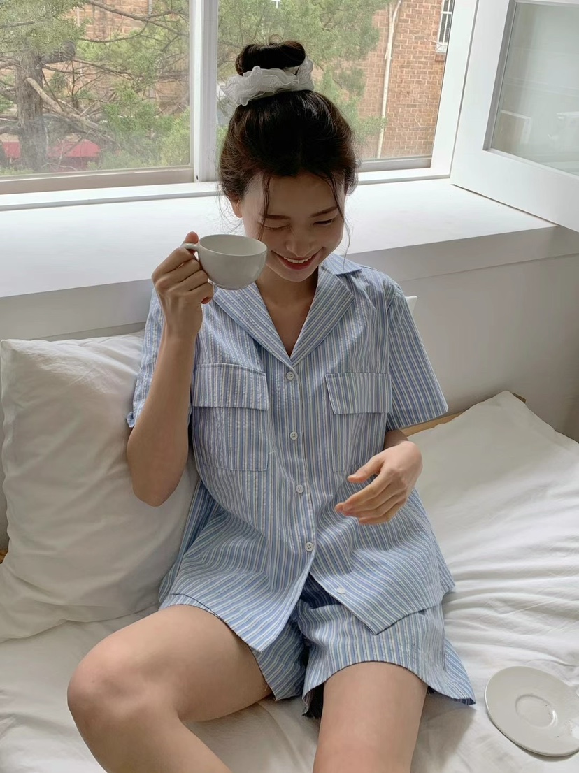 ANOU韓國直郵㊣東大門實拍女裝新款熱賣時尚25春夏人氣睡衣ANOU睡衣