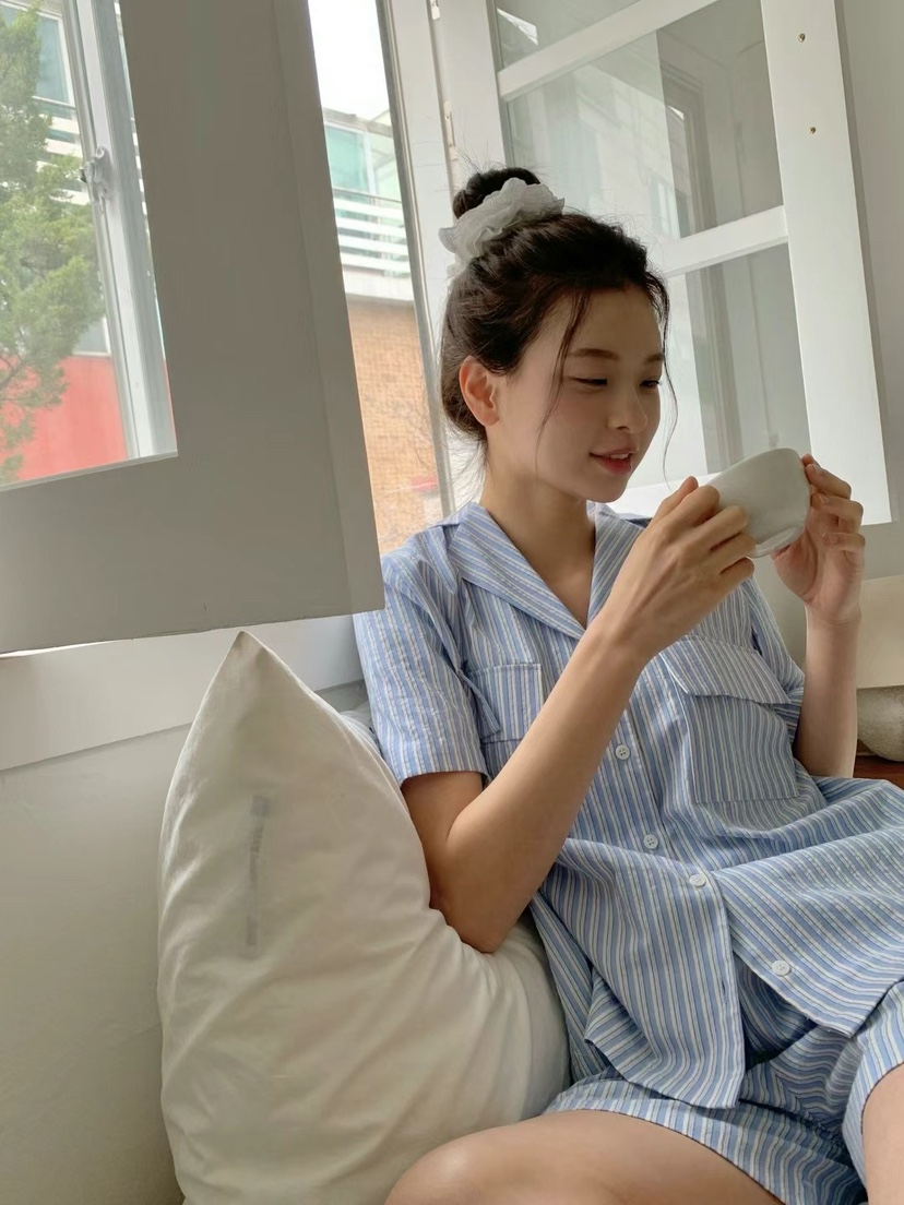 ANOU韓國直郵㊣東大門實拍女裝新款熱賣時尚25春夏人氣睡衣ANOU睡衣
