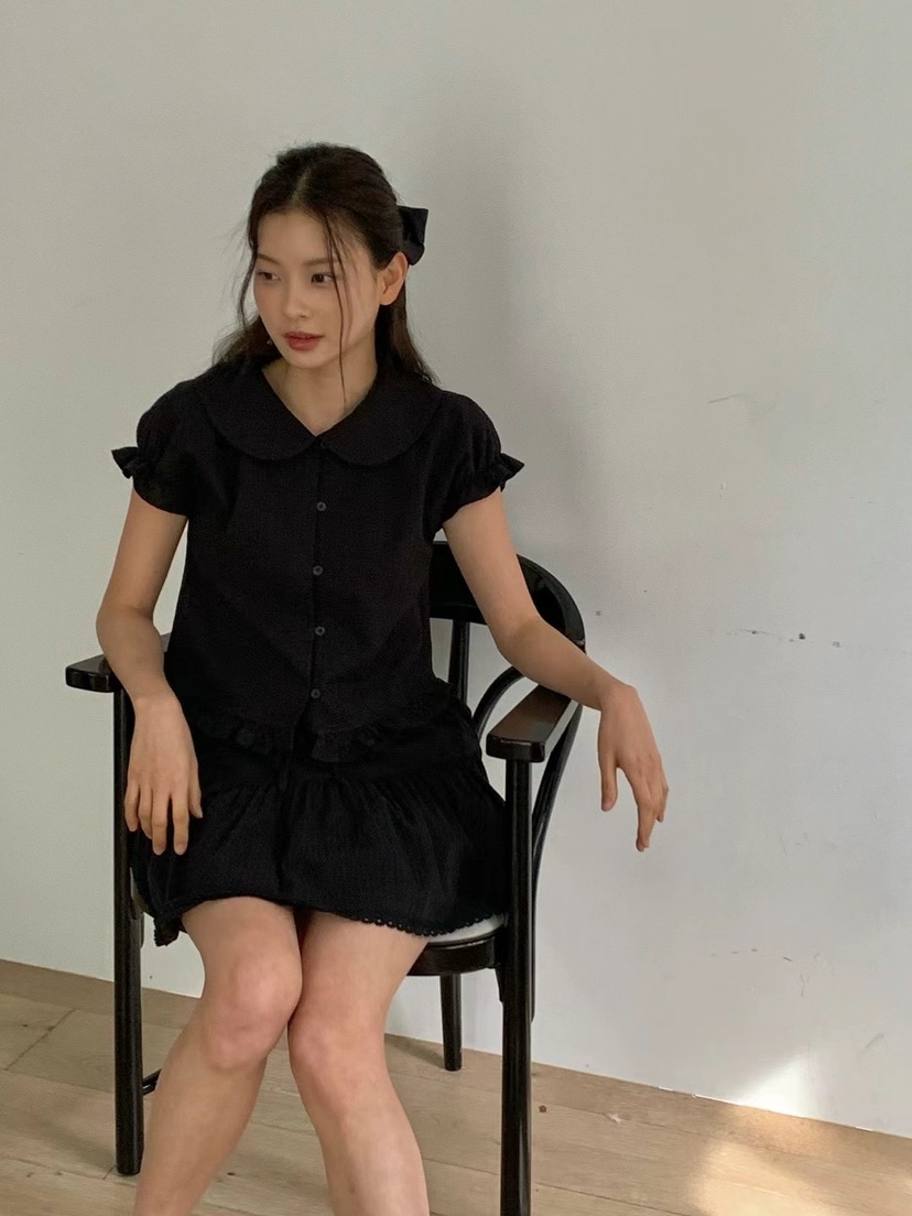 ANOU直郵韓國代購㊣女裝新款熱賣人氣推薦25春夏襯衫蕾絲衫ANOU襯衫/蕾絲衫