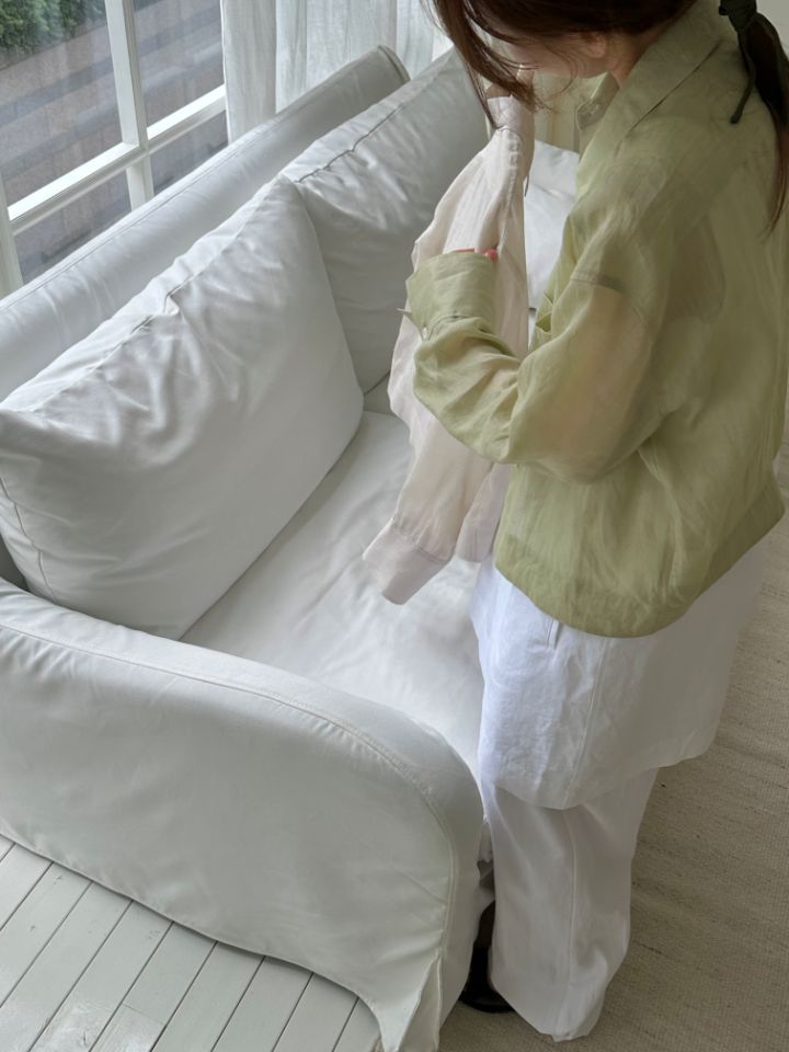 MARE韓國㊣直郵東大門代購女裝新款時尚襯衫蕾絲衫不含內搭亞麻MARE襯衫/蕾絲衫
