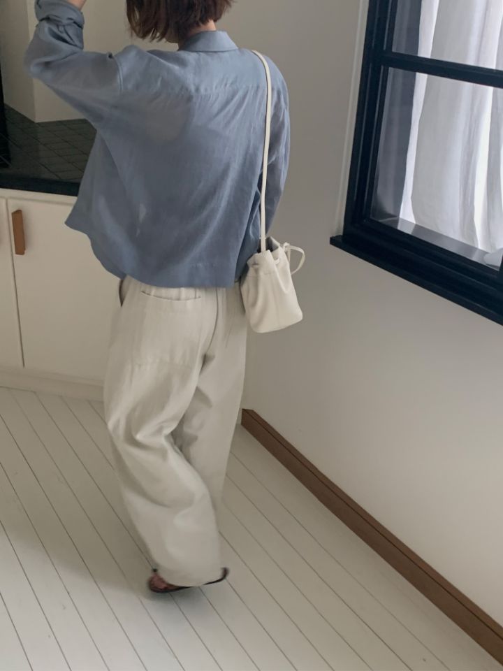 MARE韓國㊣直郵東大門代購女裝新款時尚襯衫蕾絲衫不含內搭亞麻MARE襯衫/蕾絲衫