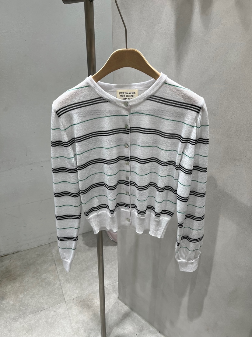 EVERCOMMERCE METICULOUSLY DESIGNED韓國直郵㊣東大門實拍女裝新品人氣針織衫開衫EVERCOMMERCE METICULOUSLY DESIGNED針織衫圖色3