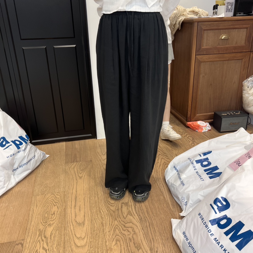 RIVEROOM韓國直郵㊣女裝新品人氣時尚25春夏熱賣休閑休閑褲RIVEROOM休閑褲圖色5
