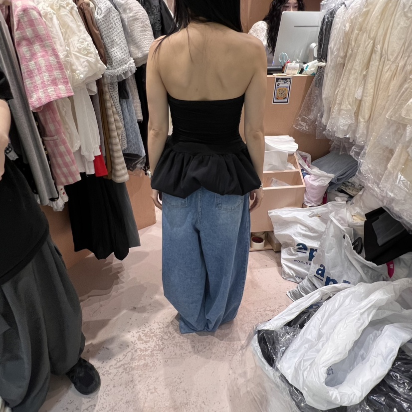BY FLOW韓國直郵㊣女裝新品時尚熱賣休閑人氣25春夏吊帶背心BY FLOW吊帶/背心