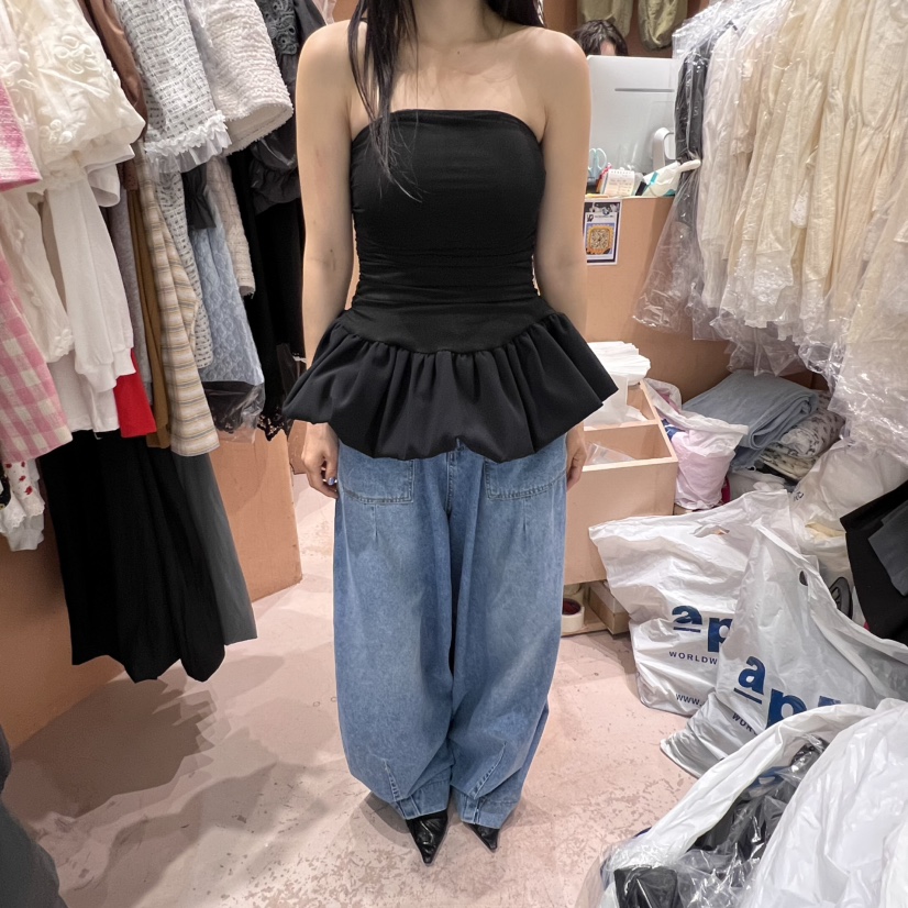 BY FLOW韓國直郵㊣女裝新品時尚熱賣休閑人氣25春夏吊帶背心BY FLOW吊帶/背心