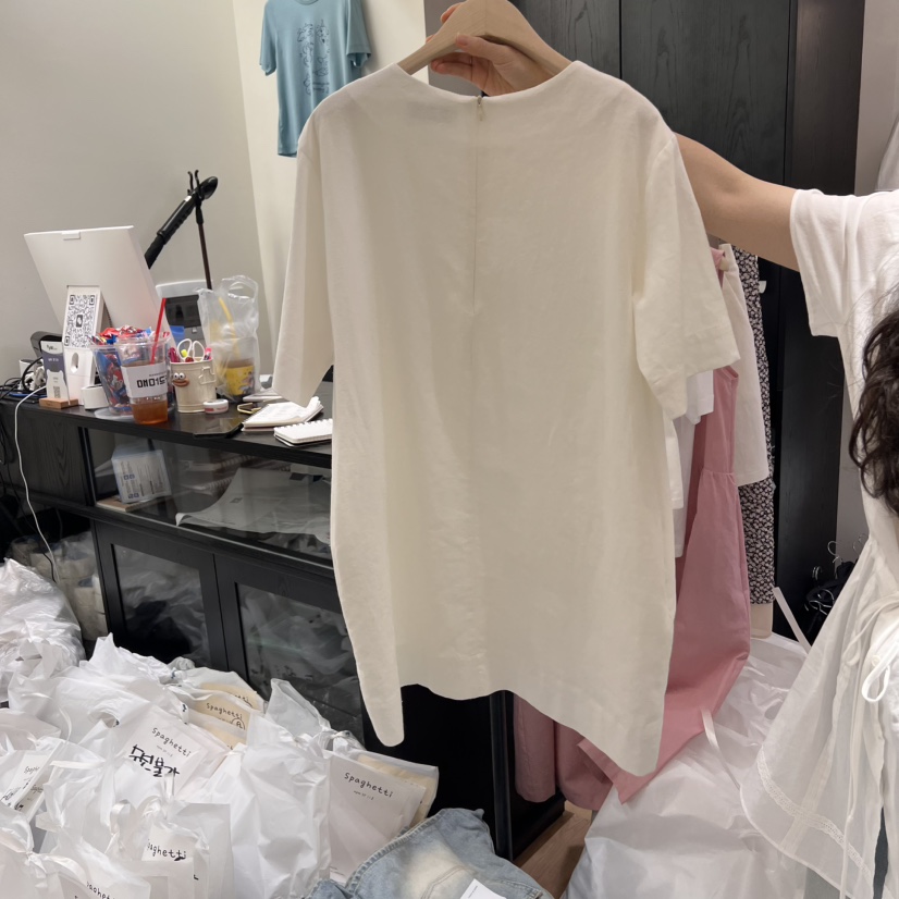 SPAGHETTI韓國直郵㊣女裝新品人氣休閑推薦時尚25春夏連衣裙spaghetti連衣裙
