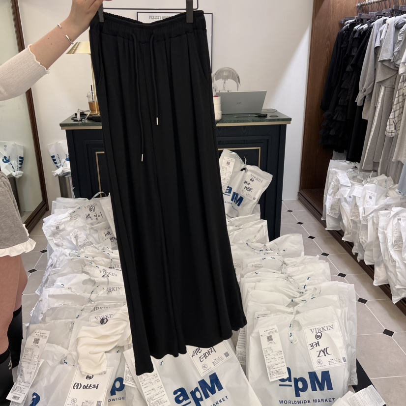 VIRKIN韓國直郵㊣東大門實拍女裝新品時尚25春夏推薦休閑褲VIRKIN休閑褲圖色2