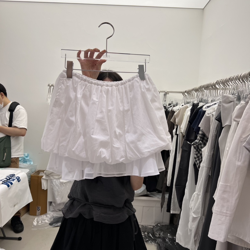 PADO韓國直郵㊣東大門實拍女裝新品熱賣人氣推薦時尚休閑短裙PADO短裙