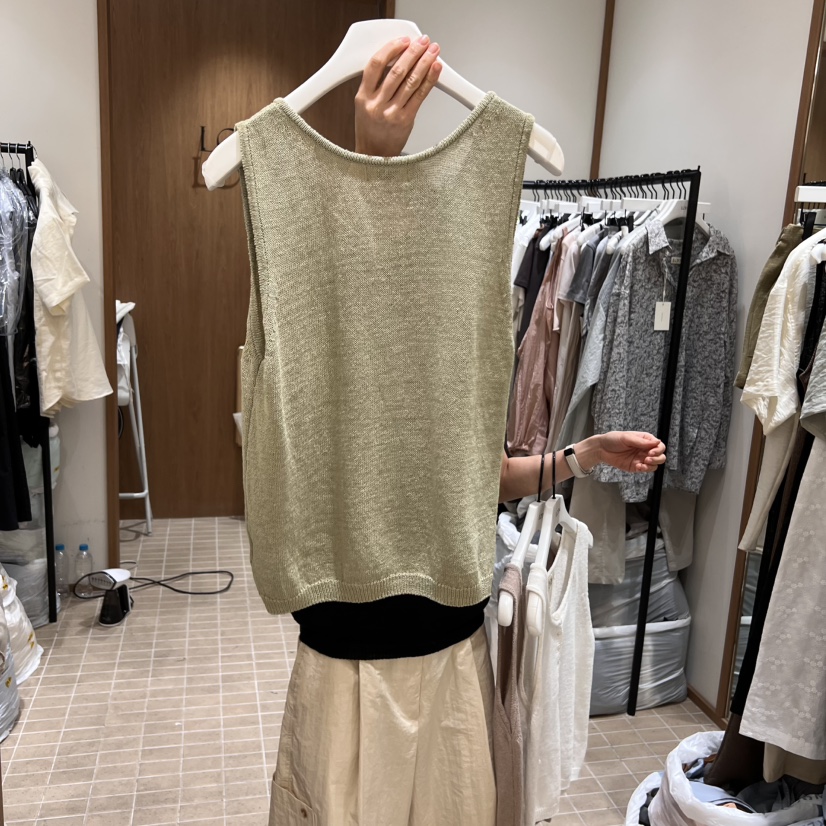 LOFN韓國直郵㊣女裝新品25春夏熱賣休閑推薦人氣時尚吊帶背心LOFN吊帶/背心