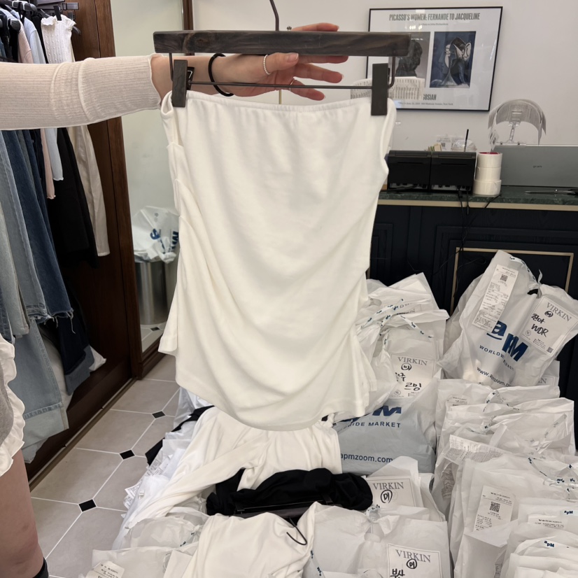 VIRKIN韓國直郵㊣東大門實拍女裝新品25春夏推薦休閑吊帶背心VIRKIN吊帶/背心