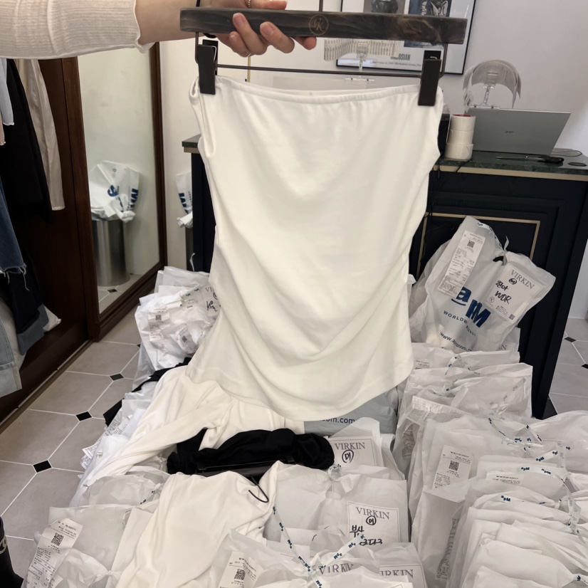 VIRKIN韓國直郵㊣東大門實拍女裝新品25春夏推薦休閑吊帶背心VIRKIN吊帶/背心