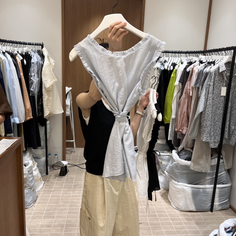 LOFN韓國直郵㊣女裝新品人氣熱賣25春夏推薦休閑時尚吊帶背心LOFN吊帶/背心