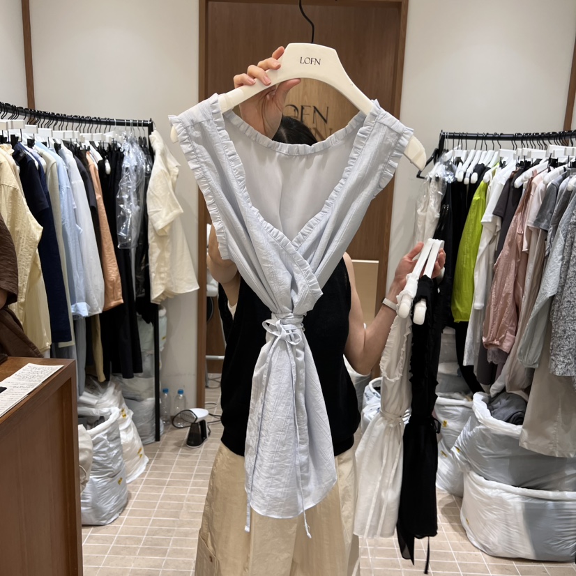 LOFN韓國直郵㊣女裝新品人氣熱賣25春夏推薦休閑時尚吊帶背心LOFN吊帶/背心