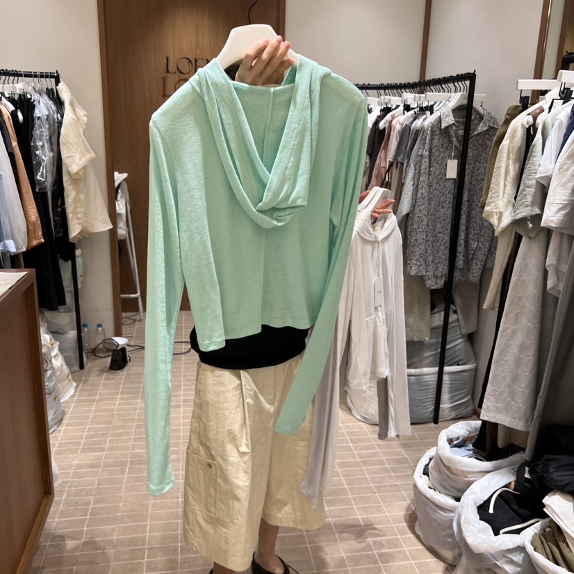 LOFN直郵韓國代購㊣女裝新品熱賣時尚休閑25春夏針織衫不含內搭LOFN針織衫