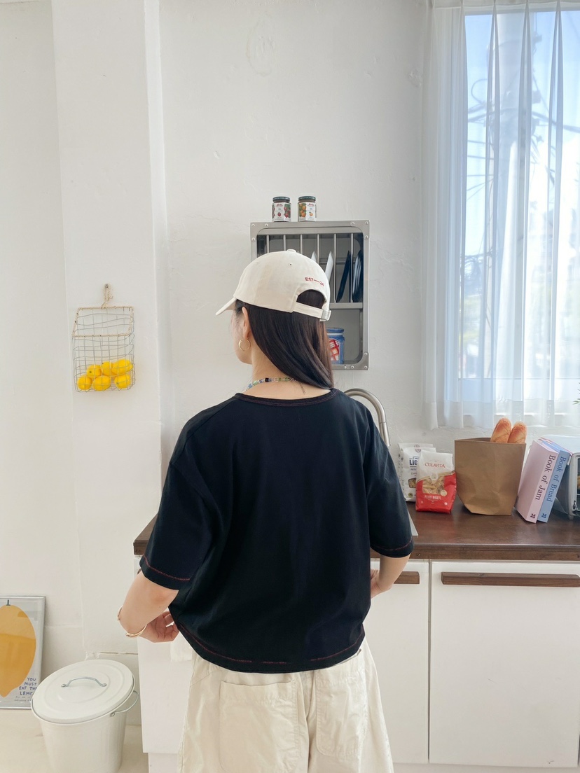 YESFREE直郵韓國代購㊣女裝新款時尚25春夏人氣推薦休閑T恤YESFREET恤