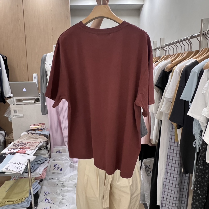 VILLABUTTON韓國直郵㊣女裝新款休閑熱賣時尚人氣25春夏T恤VILLABUTTONT恤