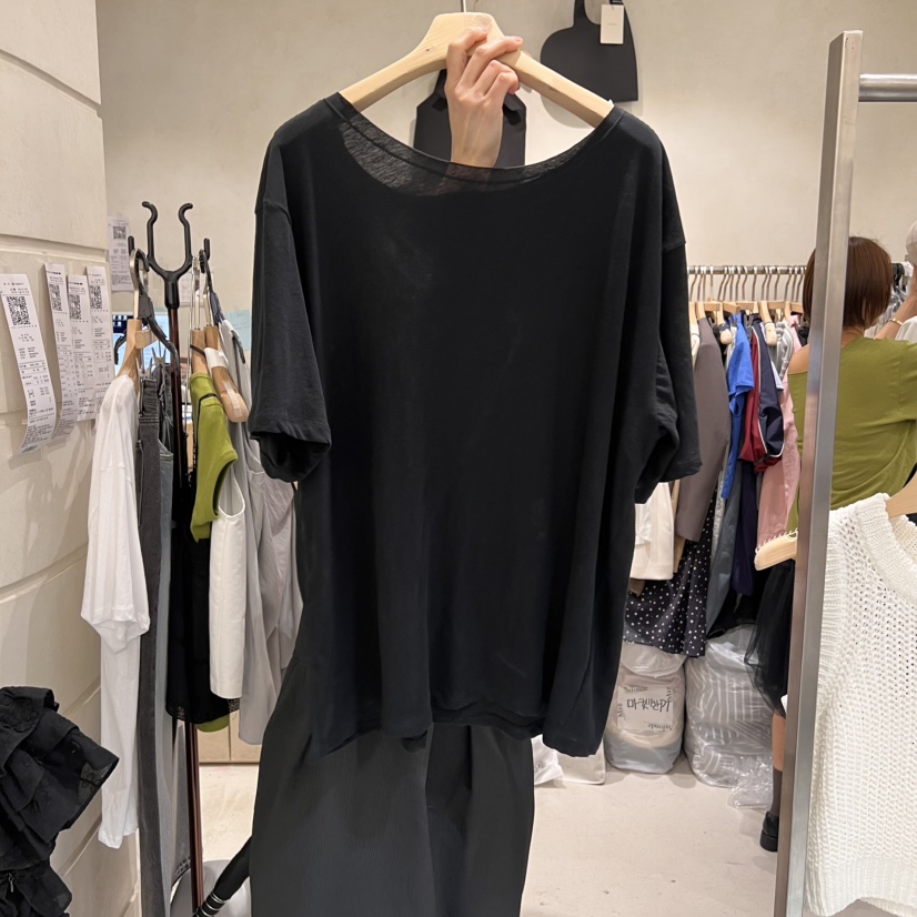 SALONDEMAG韓國直郵㊣東大門實拍女裝新品25春夏時尚熱賣T恤SALONDEMAGT恤
