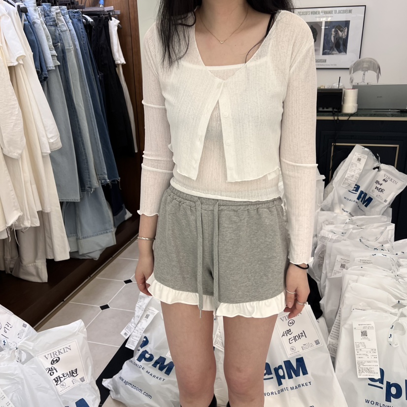 VIRKIN韓國㊣直郵東大門代購女裝新款人氣時尚套裝套裝開衫VIRKIN套裝圖色2