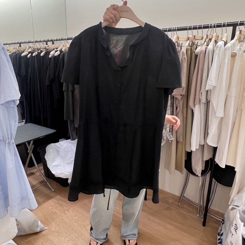 SPAGHETTI韓國直郵㊣女裝新款25春夏熱賣休閑時尚連衣裙棉質spaghetti連衣裙圖色3