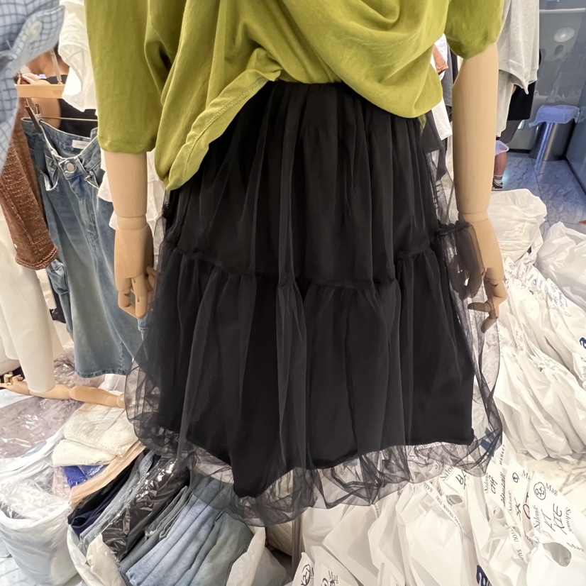 SALONDEMAG直郵韓國代購㊣女裝新品人氣推薦25春夏休閑短裙SALONDEMAG短裙圖色3