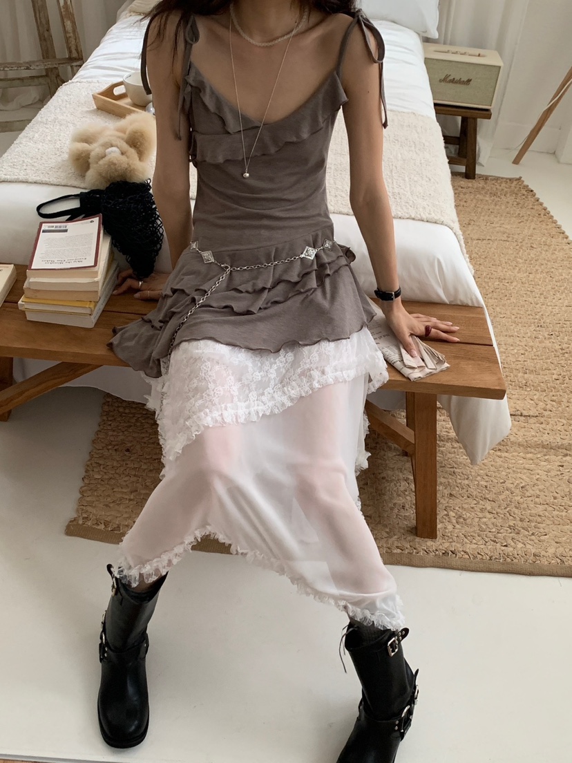 MORE THAN-P直郵韓國代購㊣女裝新品熱賣休閑半身裙中短裙MORE THAN半身裙/中短裙
