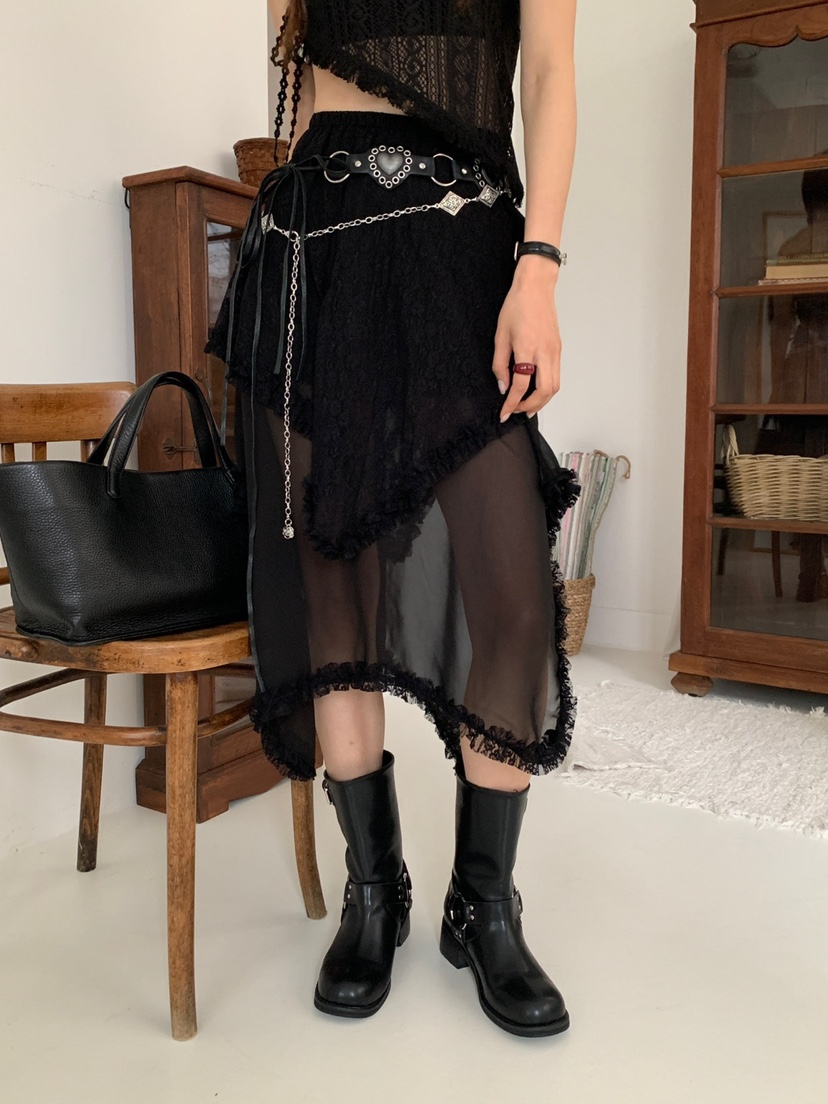 MORE THAN-P直郵韓國代購㊣女裝新品熱賣休閑半身裙中短裙MORE THAN半身裙/中短裙