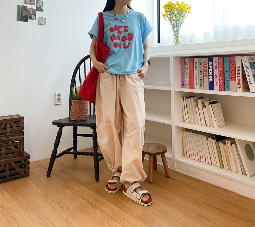 YESFREE直郵韓國代購㊣女裝新品人氣推薦休閑熱賣時尚休閑褲YESFREE休閑褲