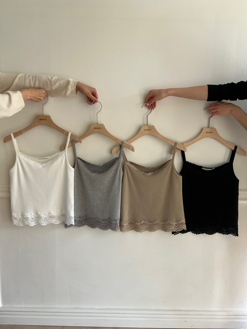 BALANCE直郵韓國代購㊣女裝新品人氣25春夏熱賣吊帶背心蕾絲BALANCE吊帶/背心