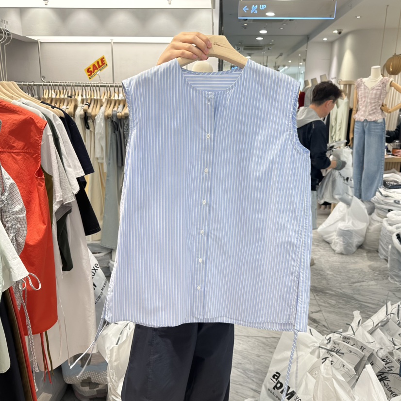 REVE-L韓國㊣直郵東大門代購女裝新品休閑時尚25春夏熱賣馬甲REVE-L馬甲圖色4實際價格41000