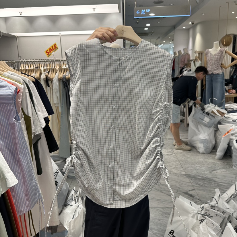 REVE-L韓國㊣直郵東大門代購女裝新品休閑時尚25春夏熱賣馬甲REVE-L馬甲圖色5實際價格41000