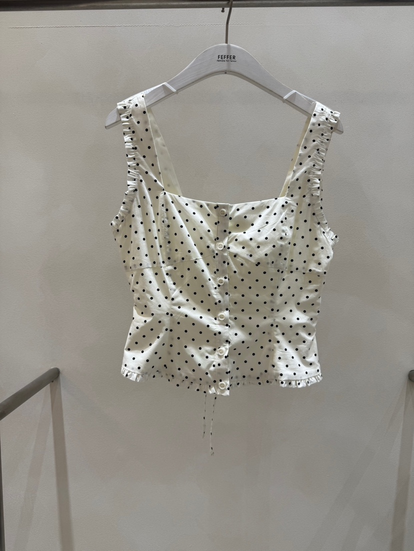 FEFFER韓國直郵㊣東大門實拍女裝新品25春夏熱賣休閑吊帶背心FEFFER吊帶/背心