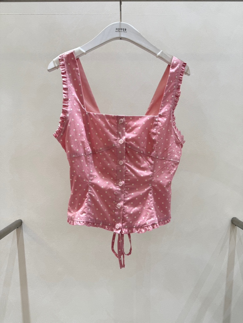 FEFFER韓國直郵㊣東大門實拍女裝新品25春夏熱賣休閑吊帶背心FEFFER吊帶/背心圖色2