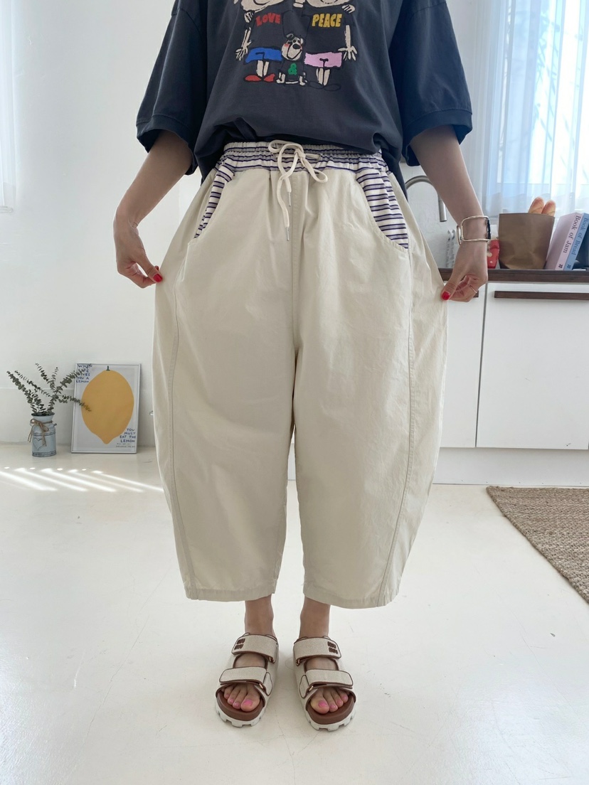 YESFREE韓國㊣直郵東大門代購女裝新款休閑時尚人氣熱賣休閑褲YESFREE休閑褲