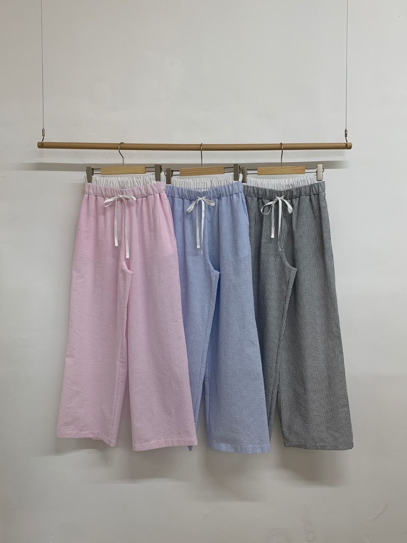 MORE THAN-P韓國㊣直郵東大門代購女裝新品25春夏熱賣休閑褲MORE THAN休閑褲